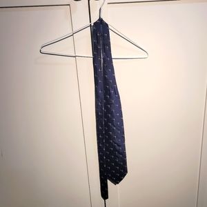 South Carolina Flag Dark Blue silk tie